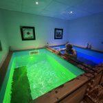 Georginio RUTTER dans le Bain froid et la Thermo Training Room