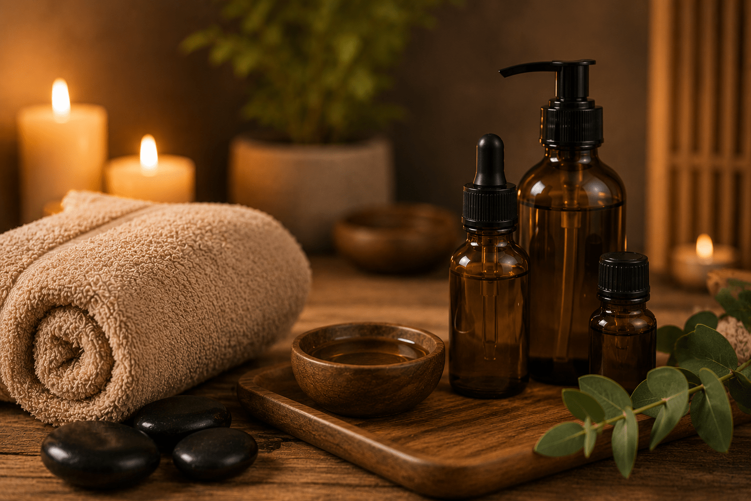 Huiles pour massage bien-être chez O'Gravity à Vannes
